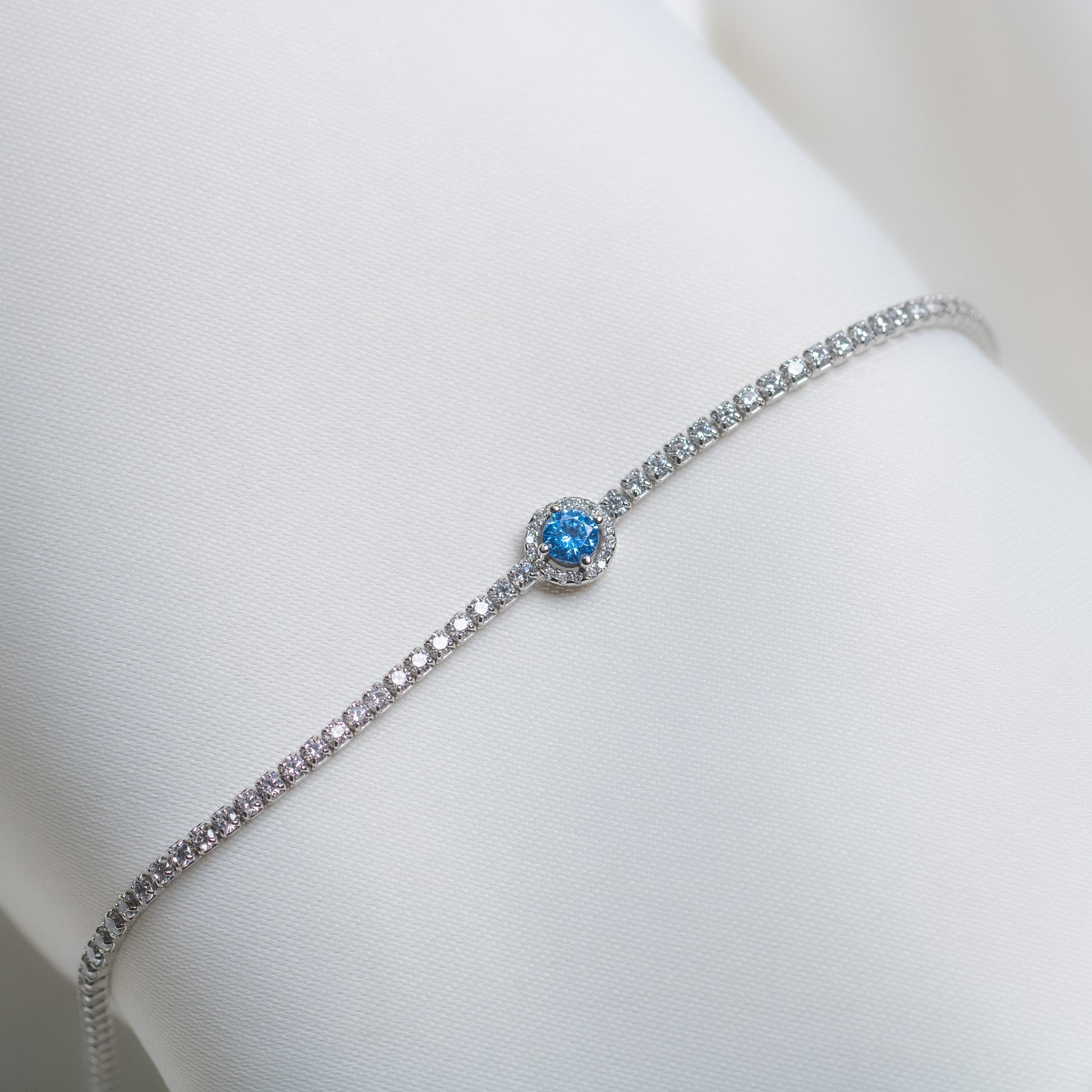 Sterling Silver Emerald Bracelet