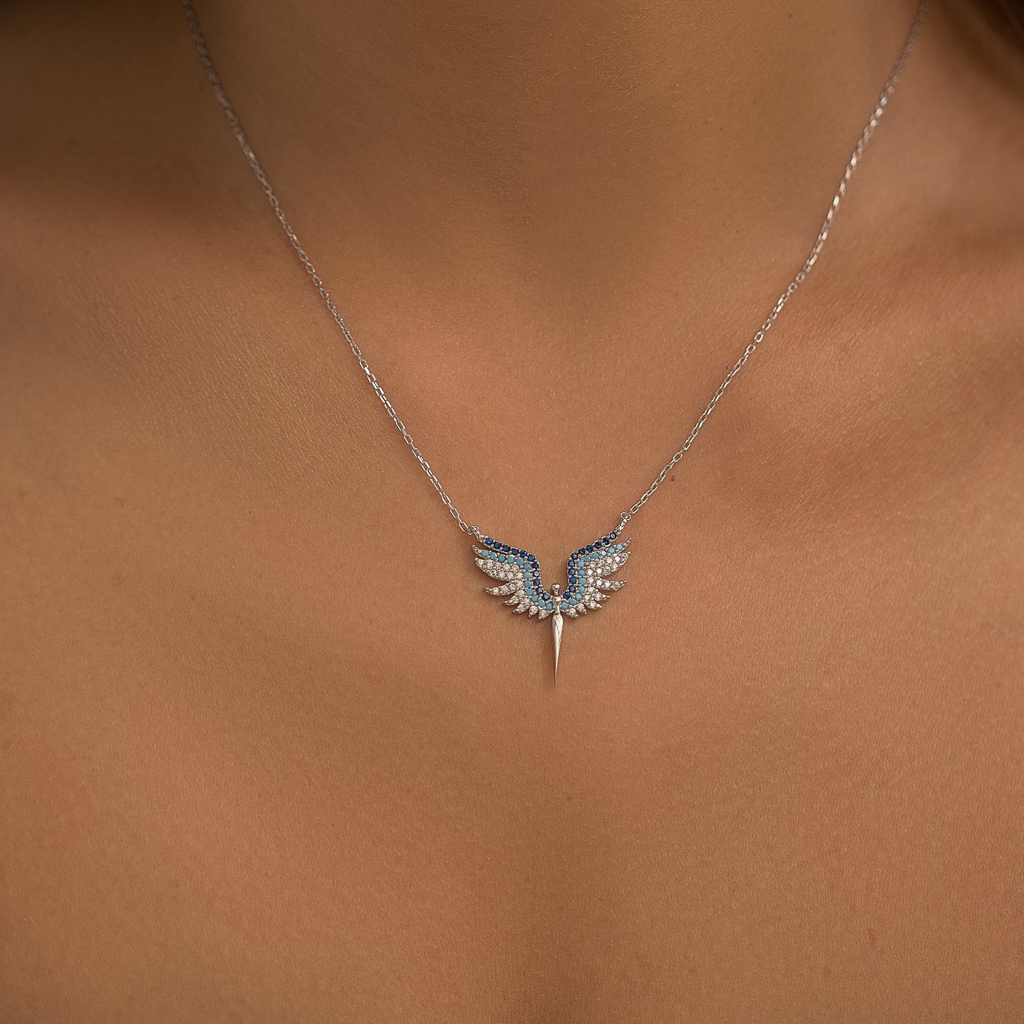 Angelique Silver Necklace