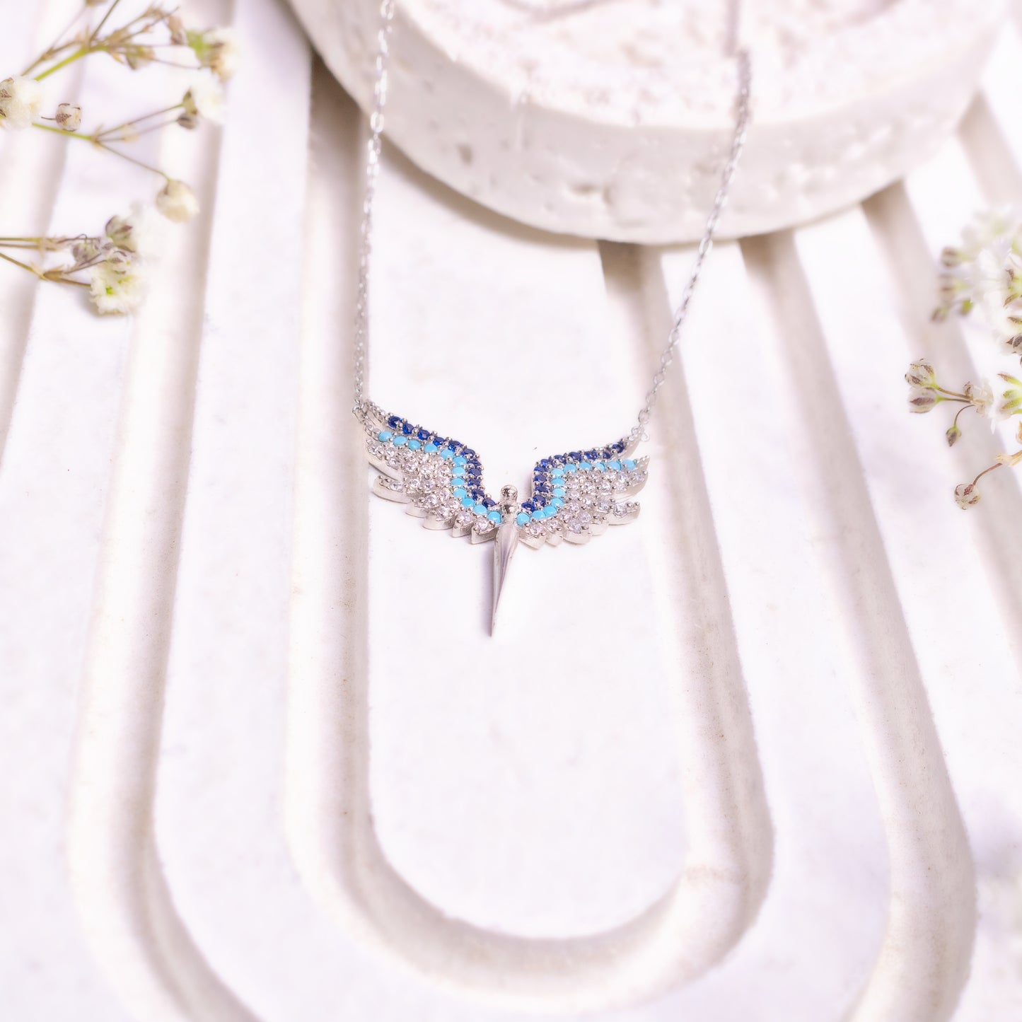 Angelique Silver Necklace