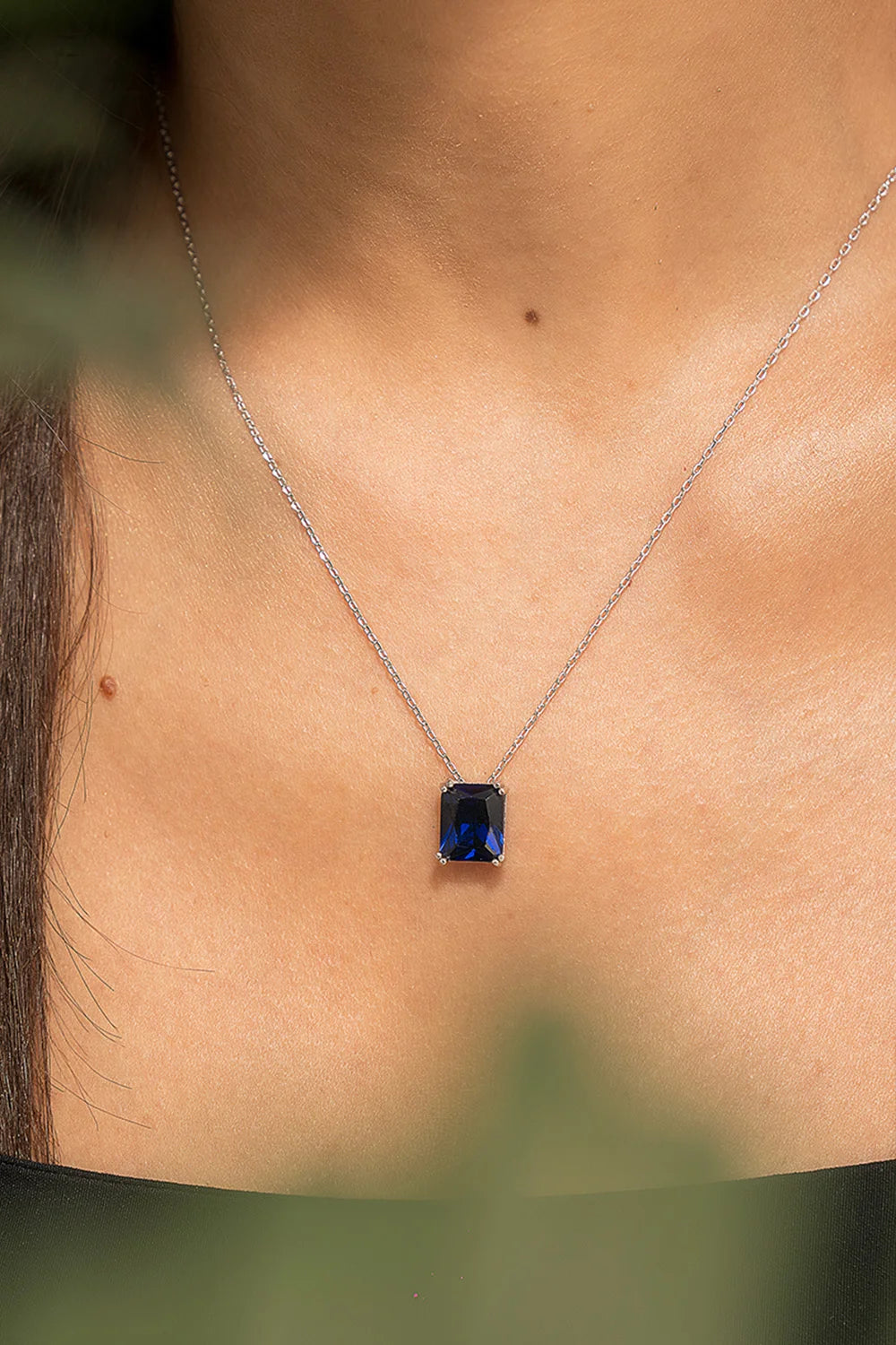 Blue Royal Silver Necklace