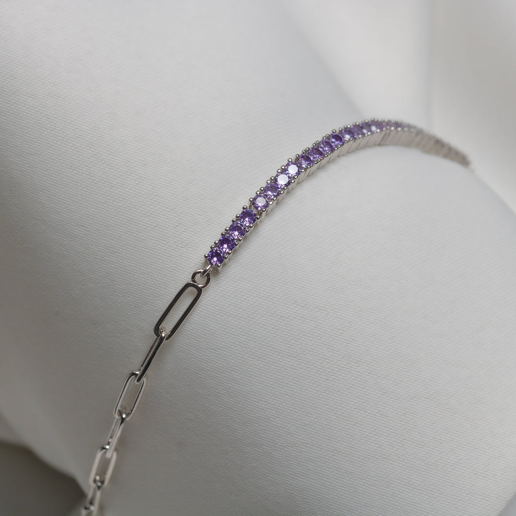 Multi Color Tennis Bracelet