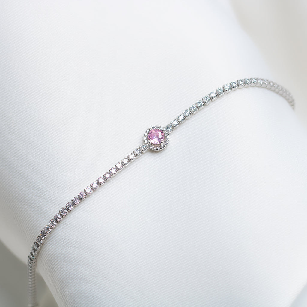 Sterling Silver Emerald Bracelet