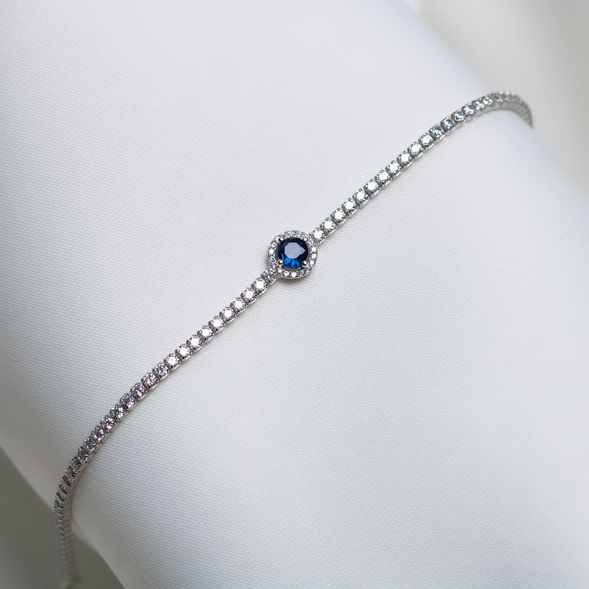 Sterling Silver Emerald Bracelet