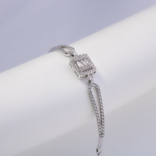 Unique Spark Silver Bracelet