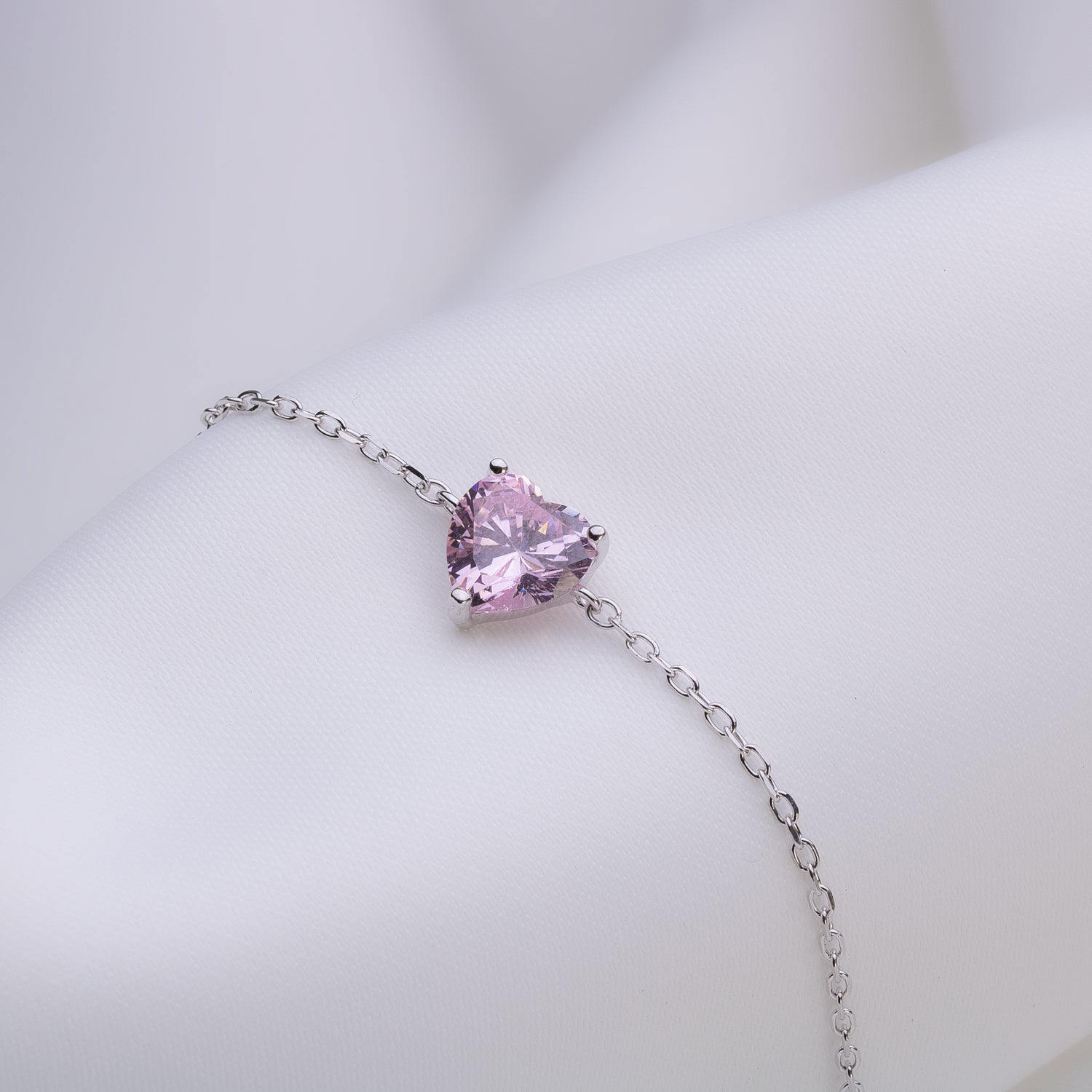 sweet Lavender Silver Bracelet