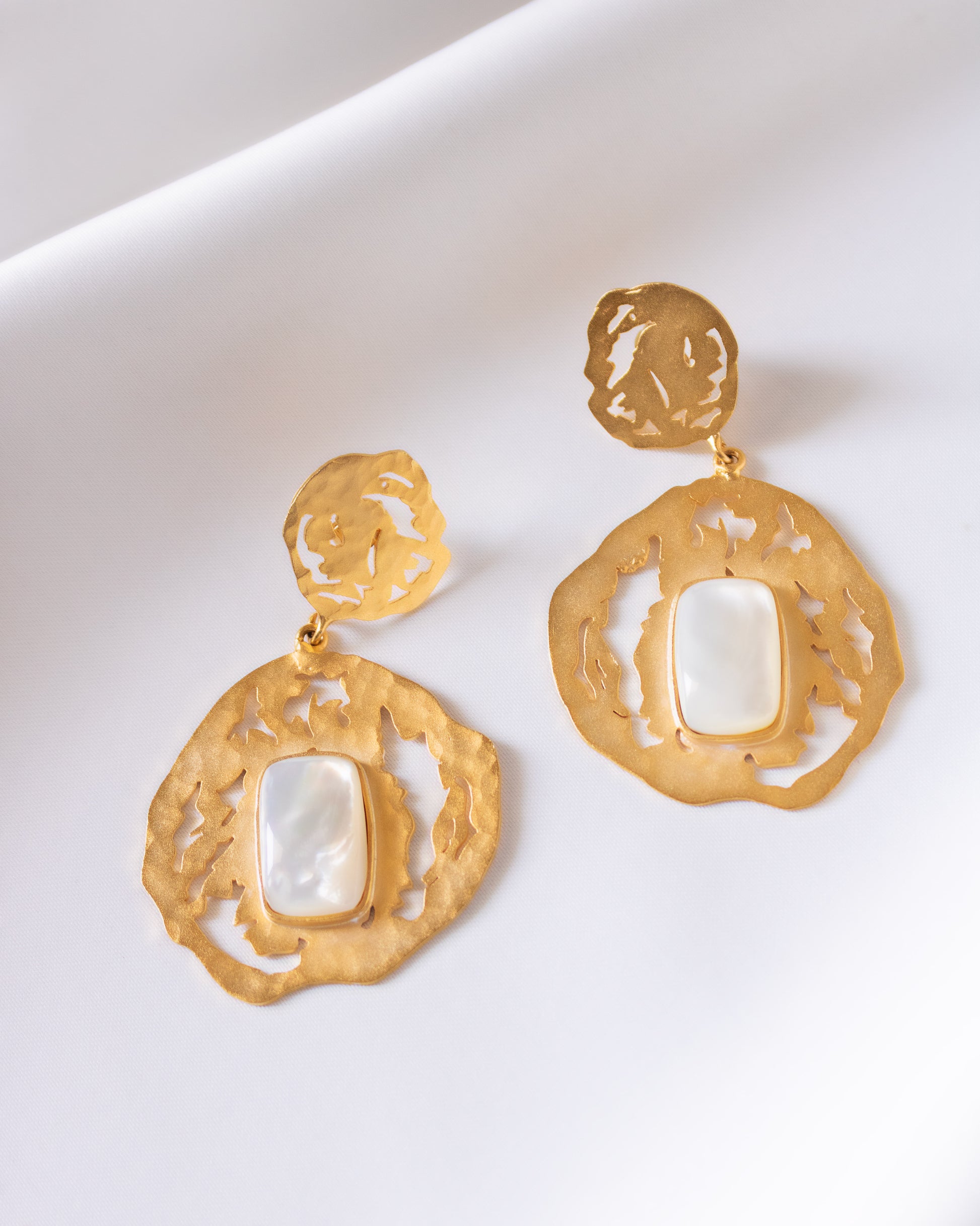 Handmade Earrings gold plated