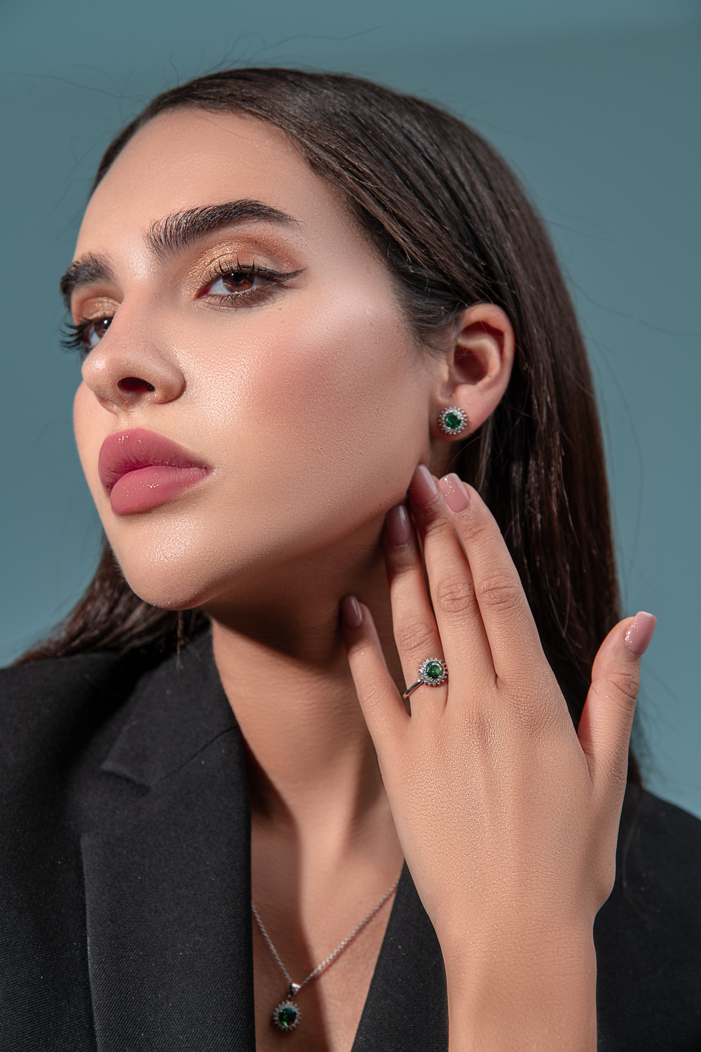 Iconic Royal green zirconia Sets