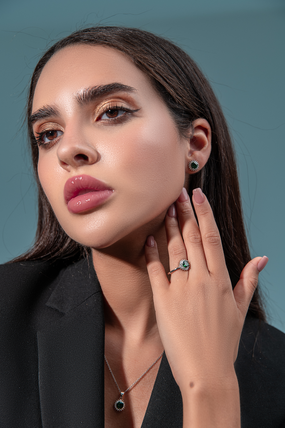 Iconic Royal green zirconia Sets