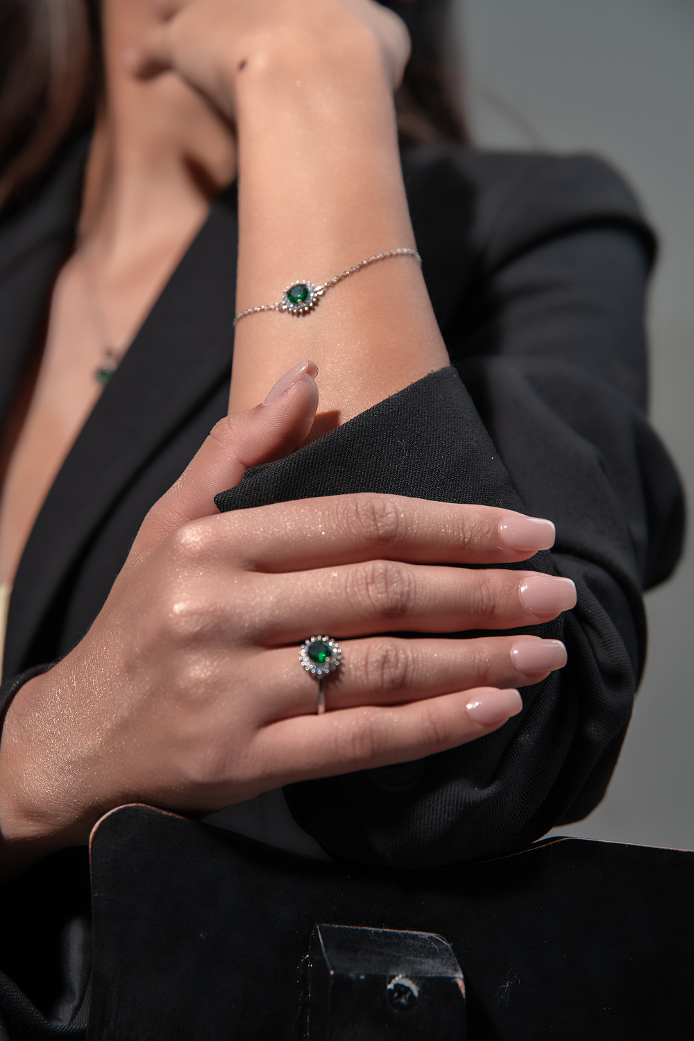 Iconic Royal green zirconia Sets