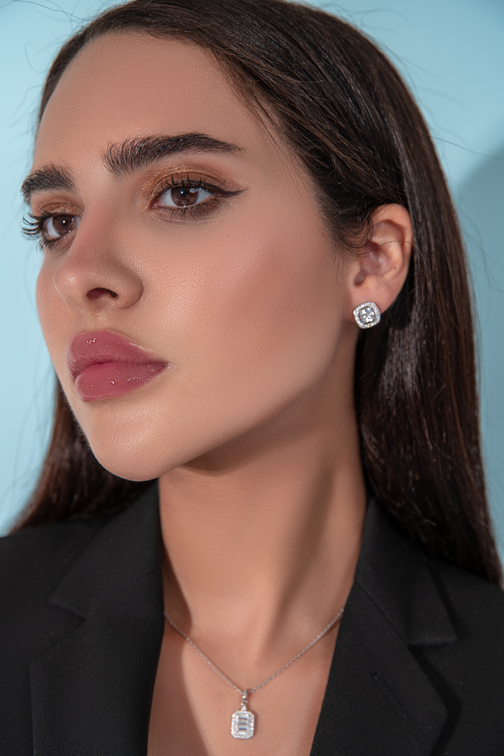 Spark Silver Earrings