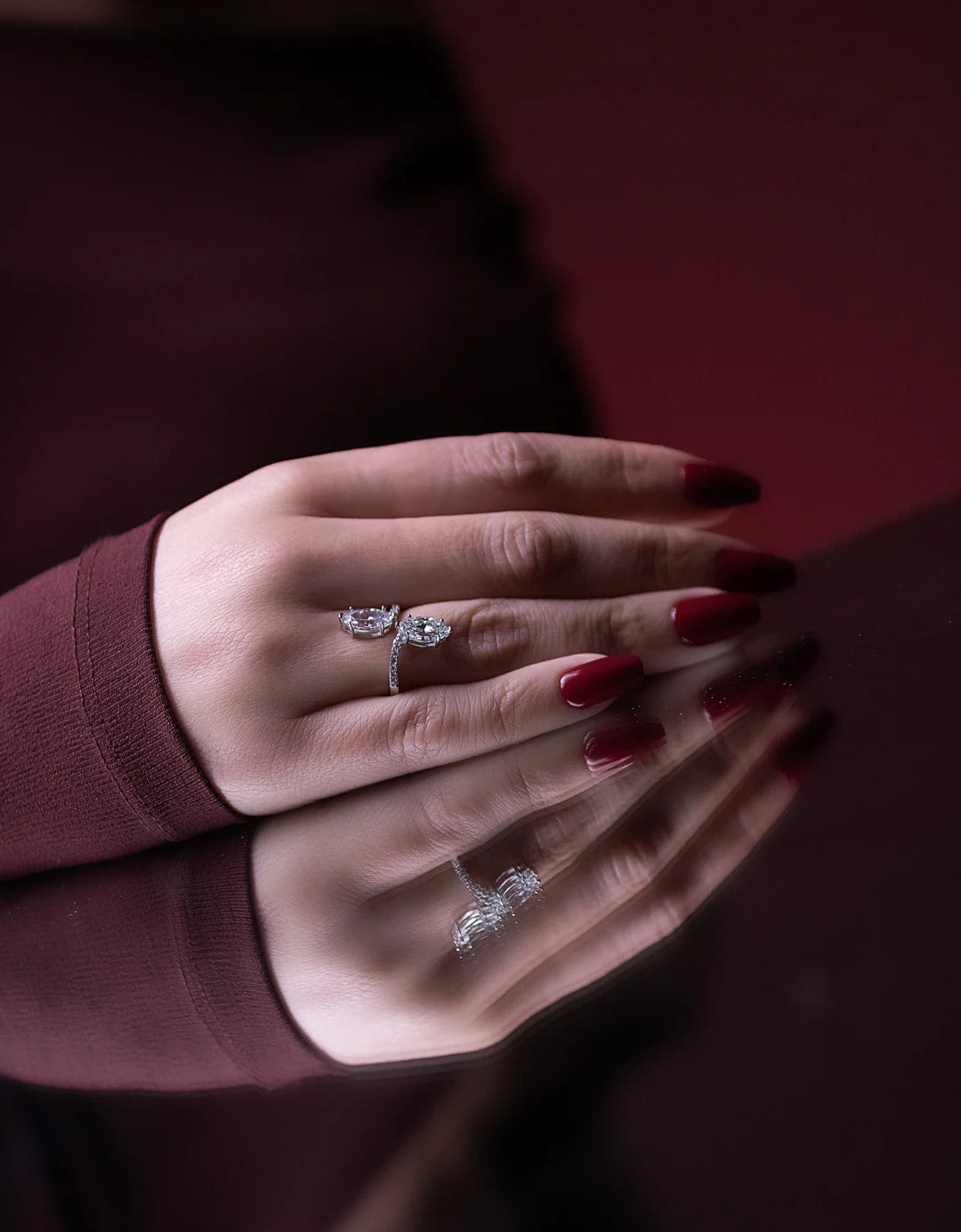 Dew Drop Silver Ring