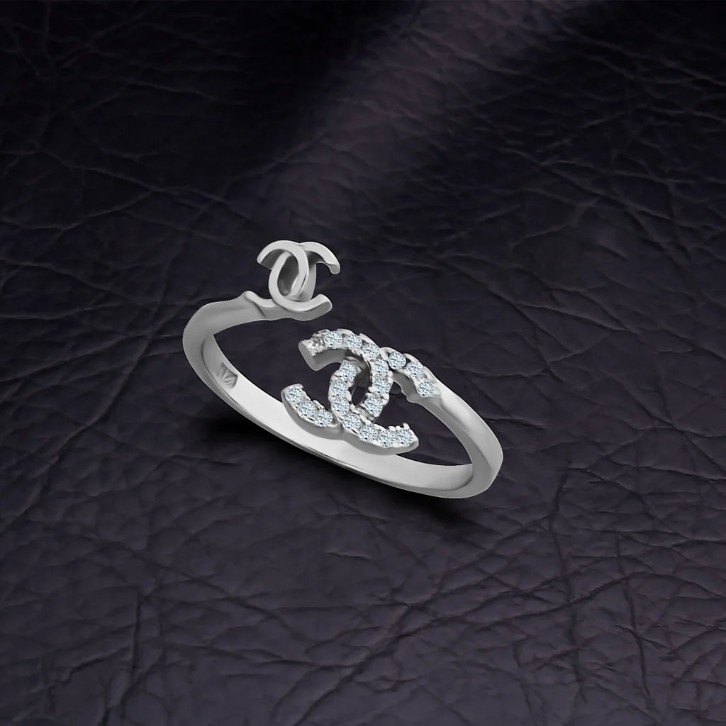Doppelte Silver Ring