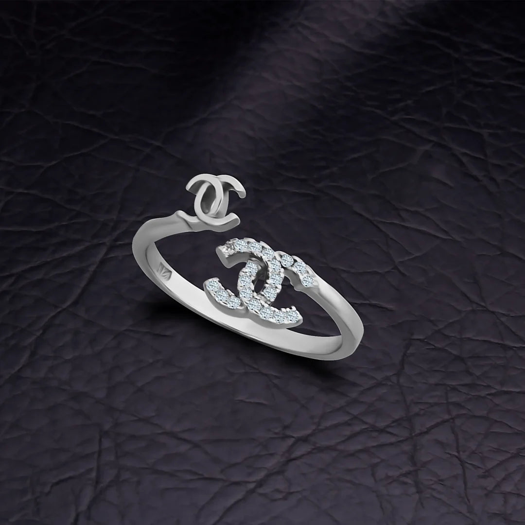 Doppelte Silver Ring