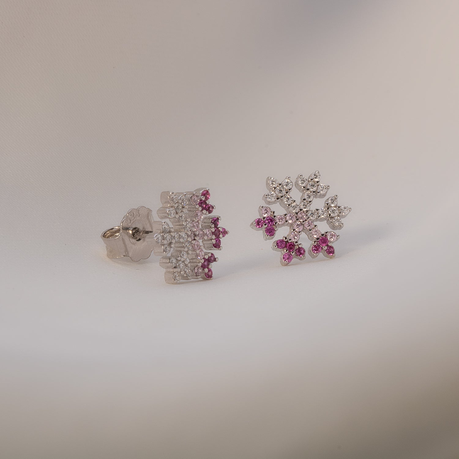 snowflake Silver Earrings