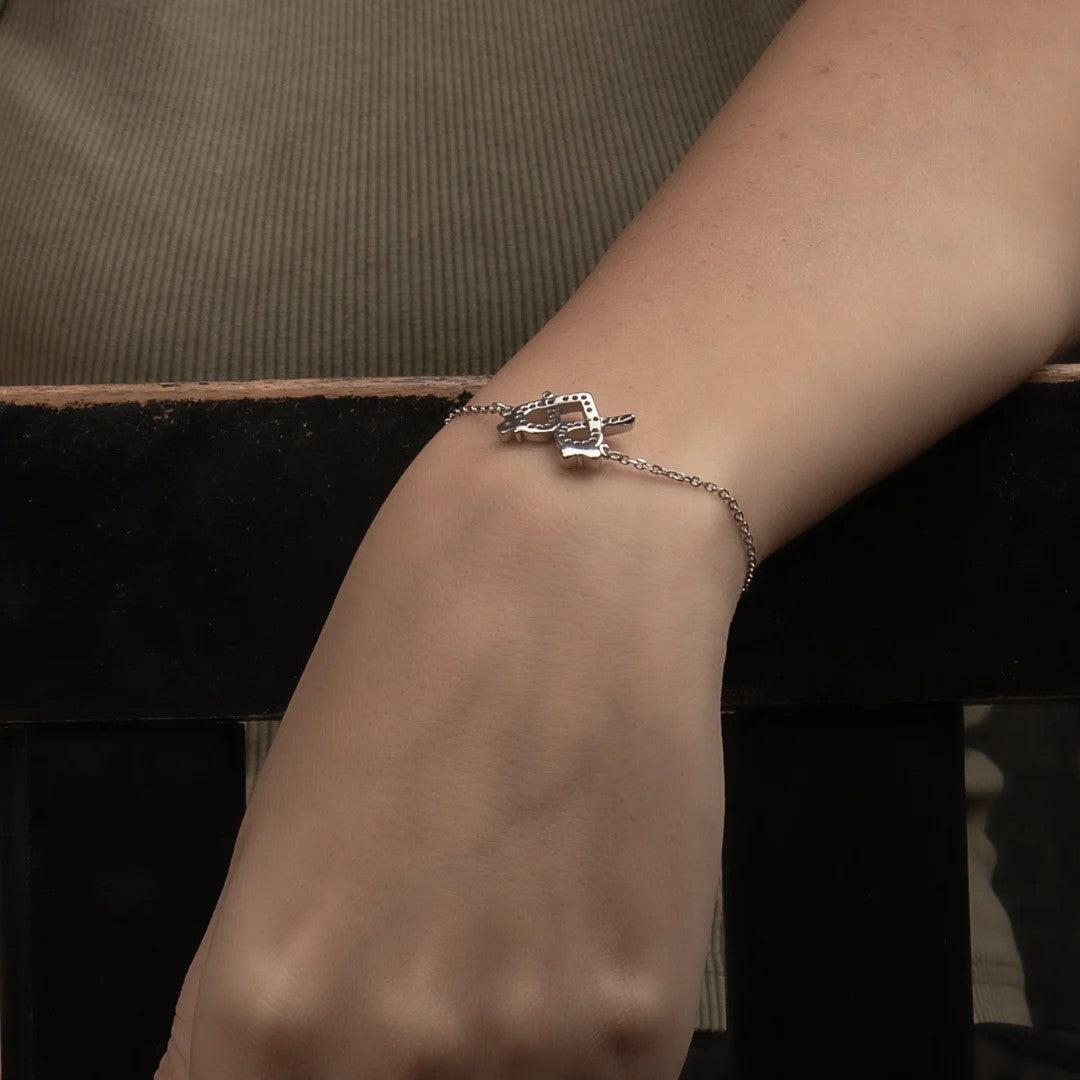 Eternal Heart Silver Bracelet