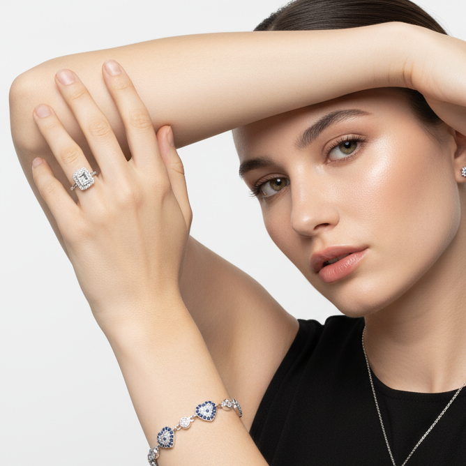Spark silver Ring