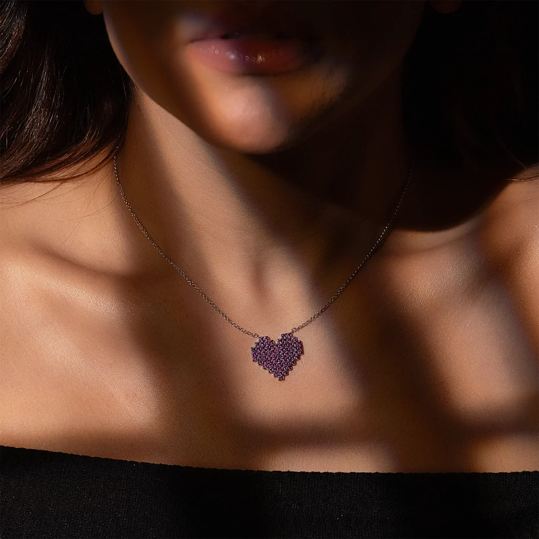 L’Amour Impérial Silver Necklace