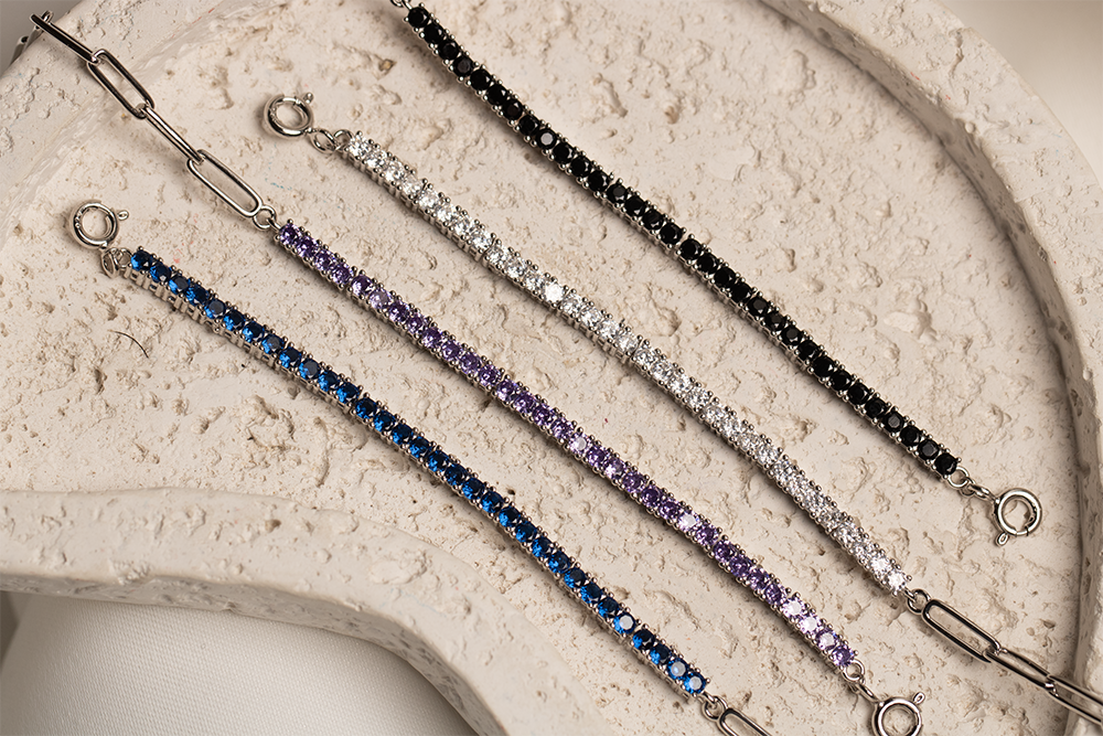 Multi Color Tennis Bracelet