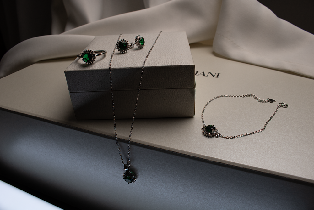 Iconic Royal green zirconia Sets