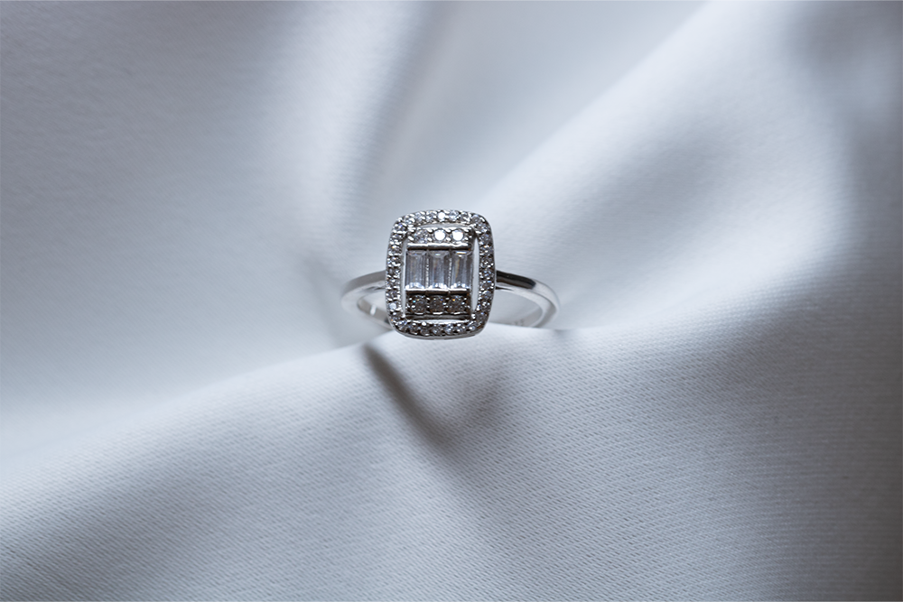 Spark silver Ring