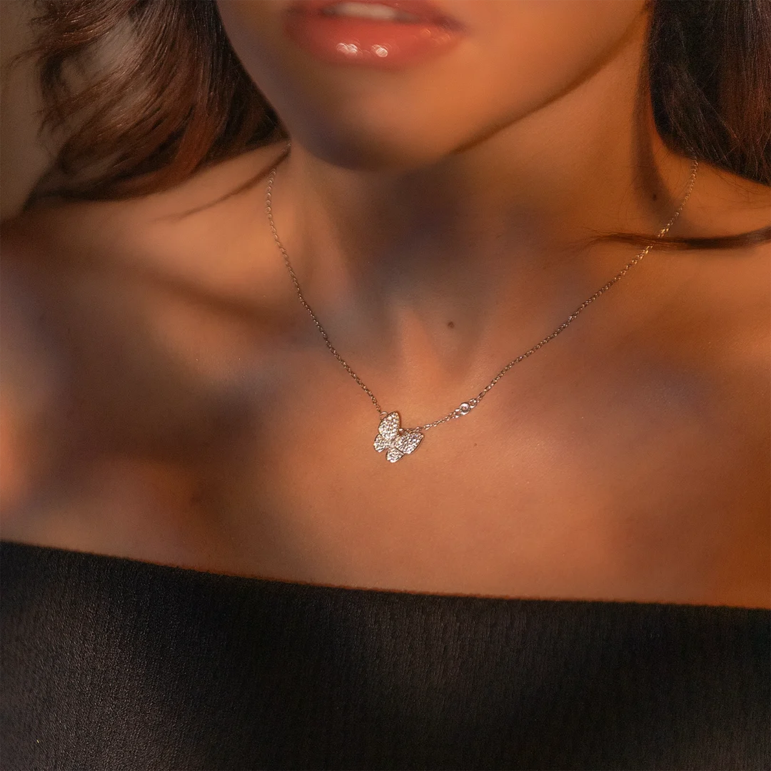 Mirabelle Silver Necklace