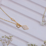 Quadora Gold-plated Silver Necklace