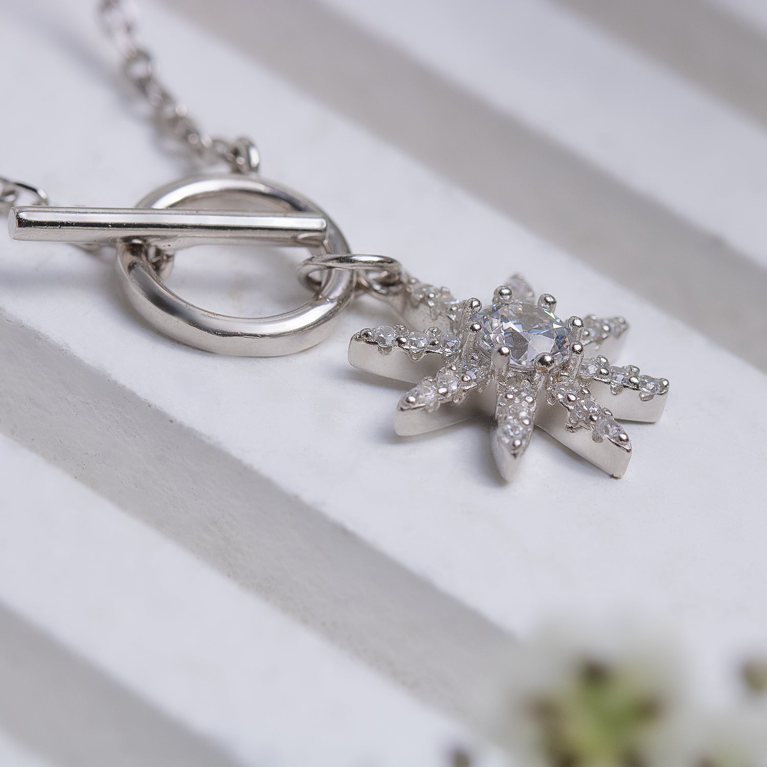 Floravie Silver Necklace