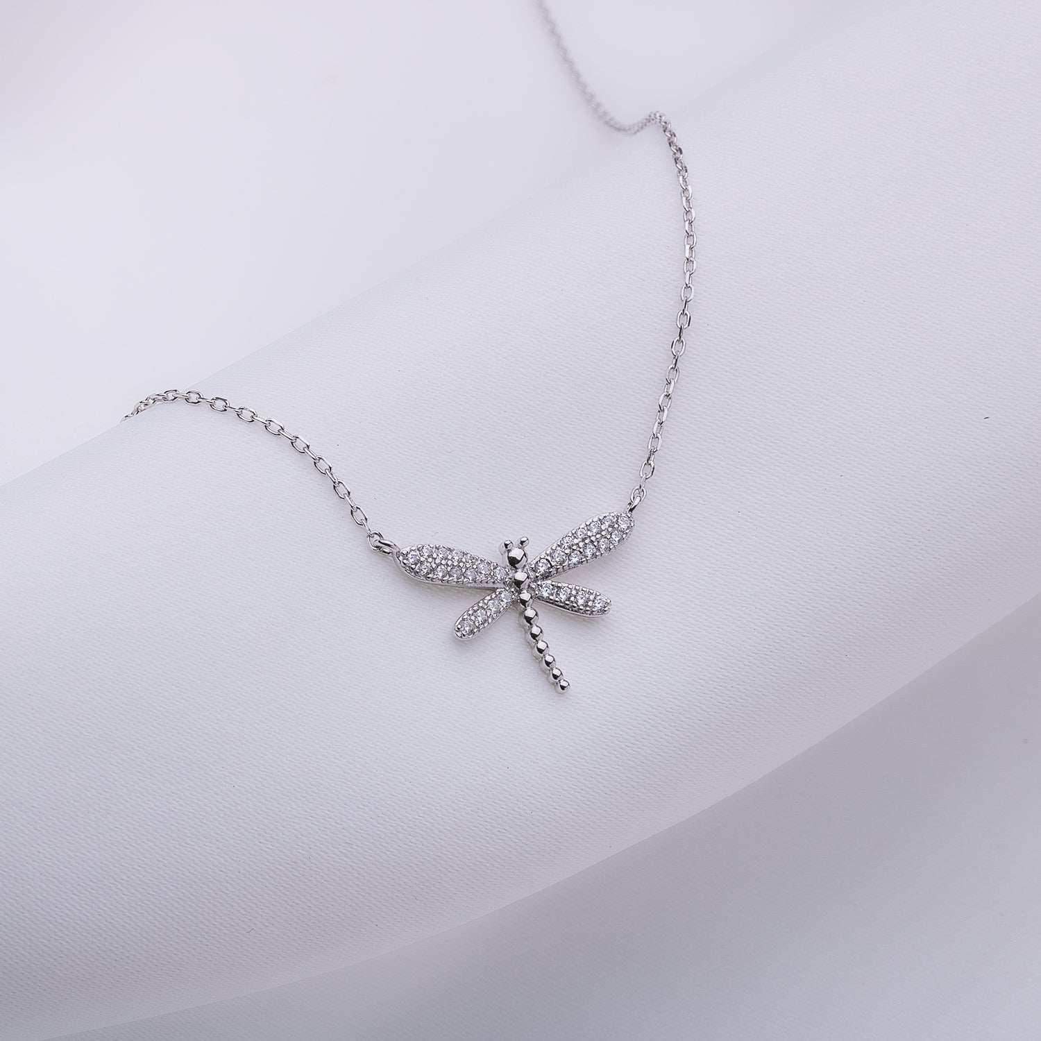 Wings of Breeze Silver Necklace