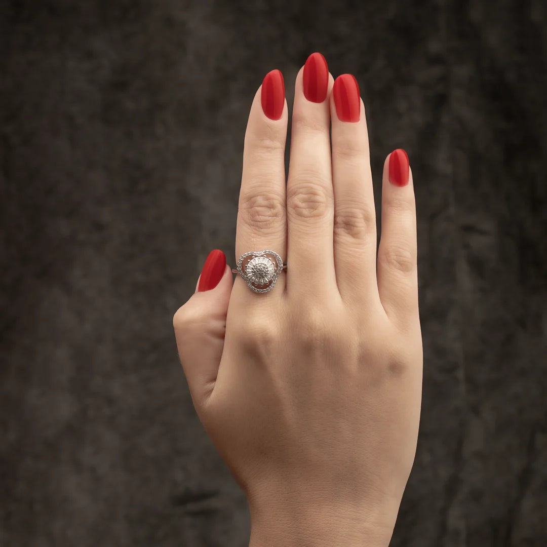 Opulence Silver Ring