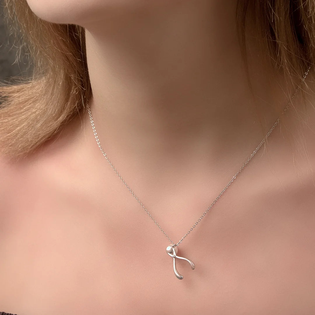 Pearl Revival Silver Necklace