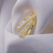 Anna Bavlova Zircon Gold Plated Ring
