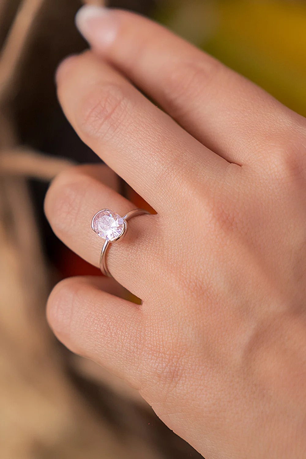 Violaire Silver Ring