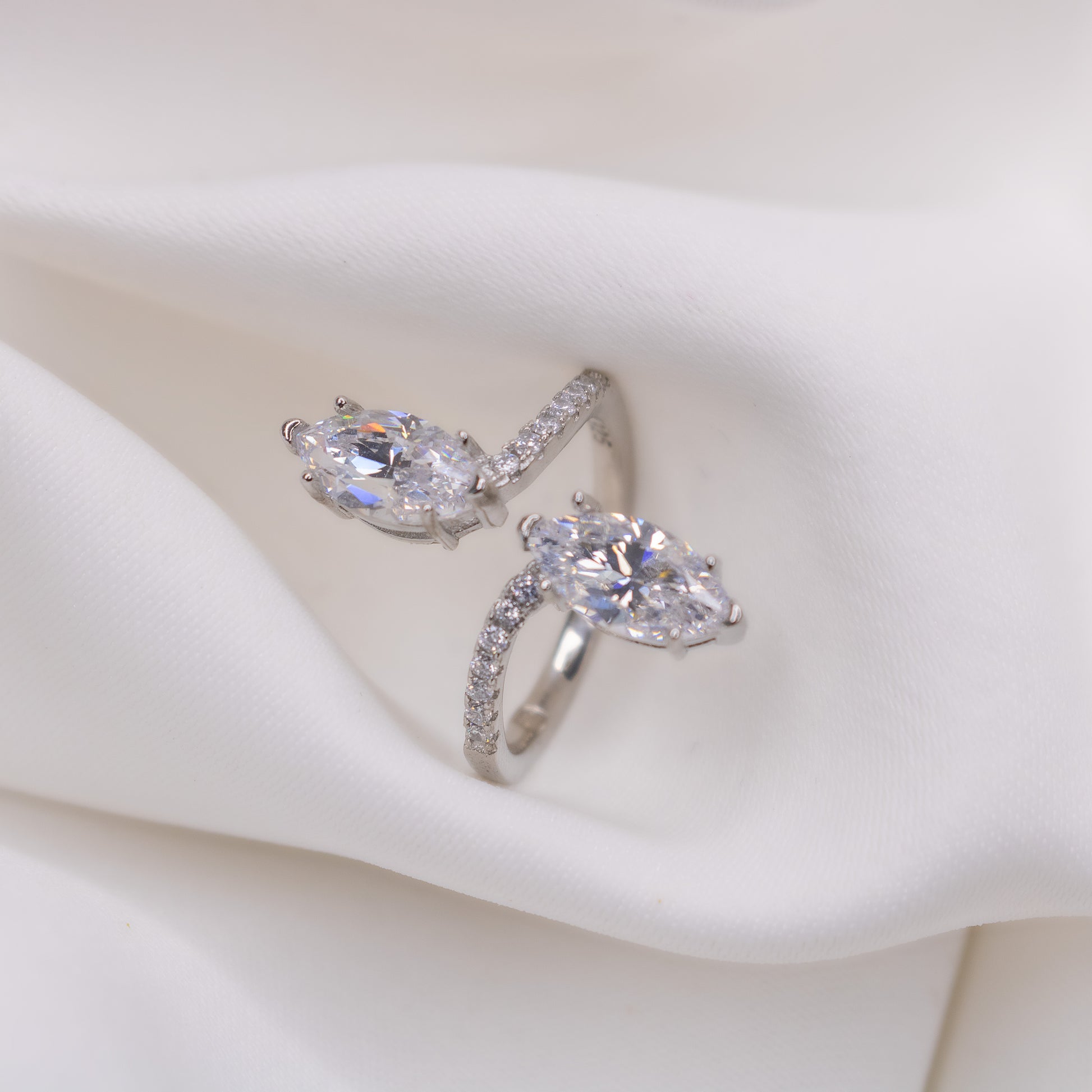 Dew Drop Silver Ring