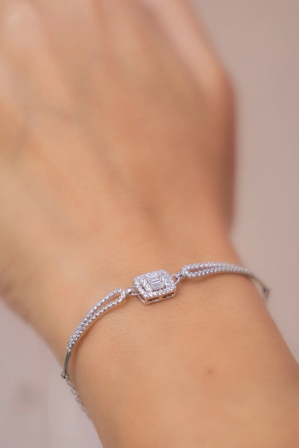 Unique Spark Silver Bracelet