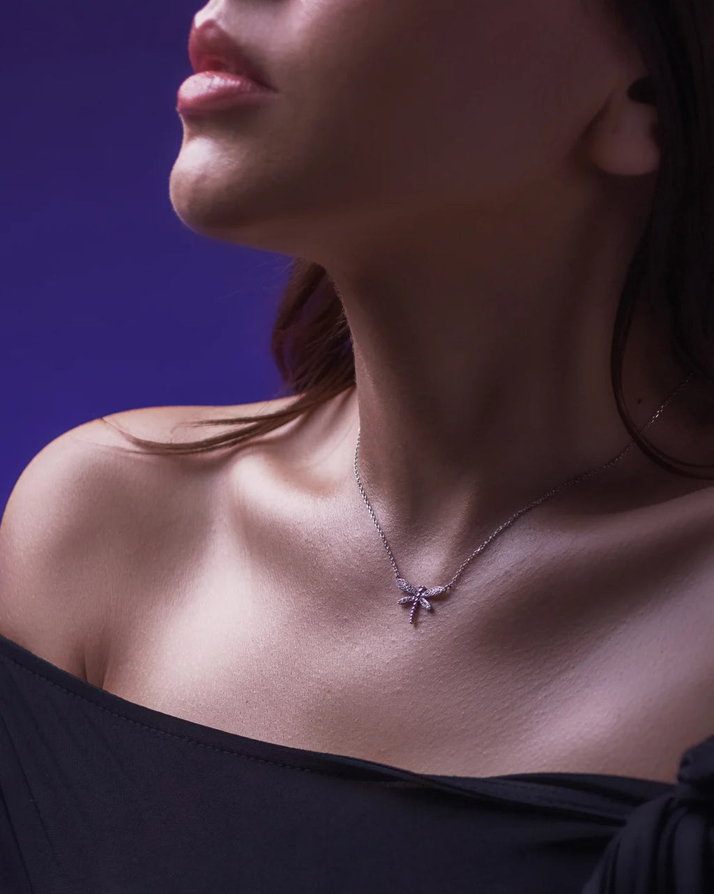 Wings of Breeze Silver Necklace