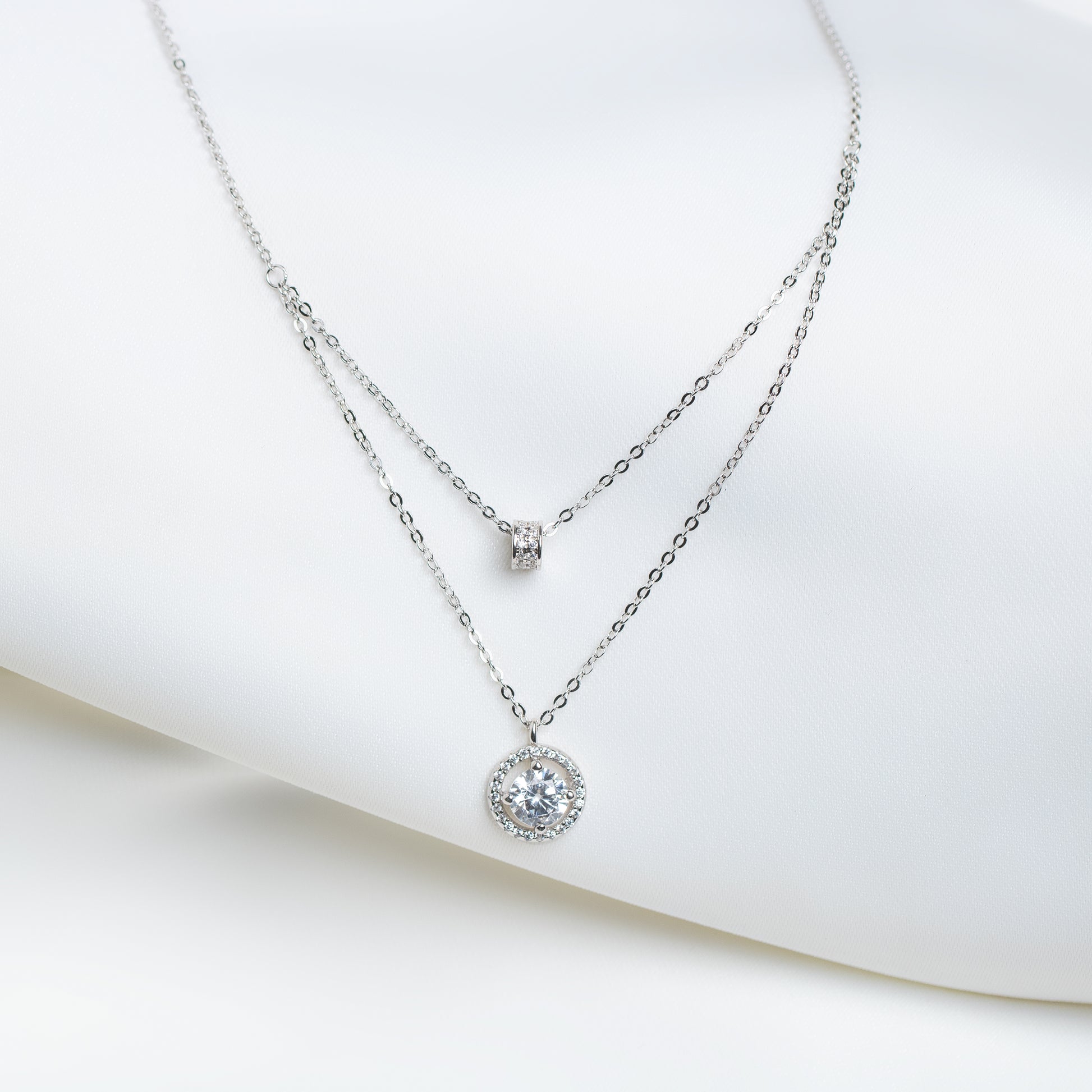 Carat Charm Necklace Light