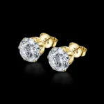 Sparkle Studs Gold-Plated Earring