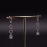 Shinny Dangles Silver Earring